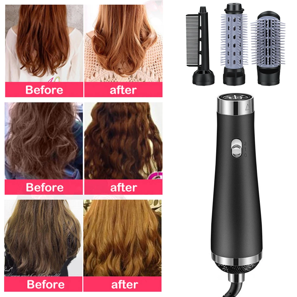 

Multifunctional 3 in 1 Adjustable Electric Negative Ion Blow Dryer Hot Air Comb Easy Use Practical Hair Styling Tools