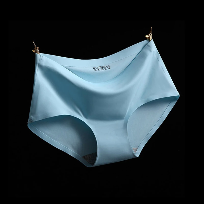 

Ice Silk Lingerie Female Underwear Panties For Women's Underpants Comfortable Soft Traceless Summer Seamless Briefs