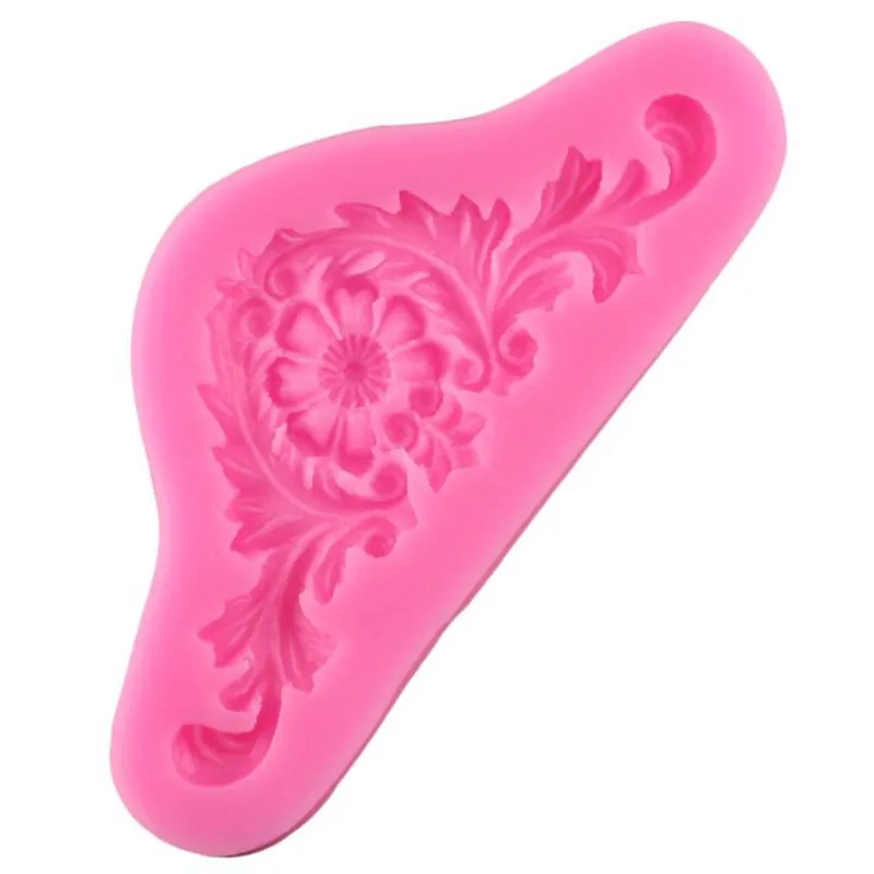 3D Craft Baroque Relief Silicone Molds Cake Border Fondant Mold DIY Decorating Tools Candy Clay Chocolate Gumpaste Moulds | Дом и сад