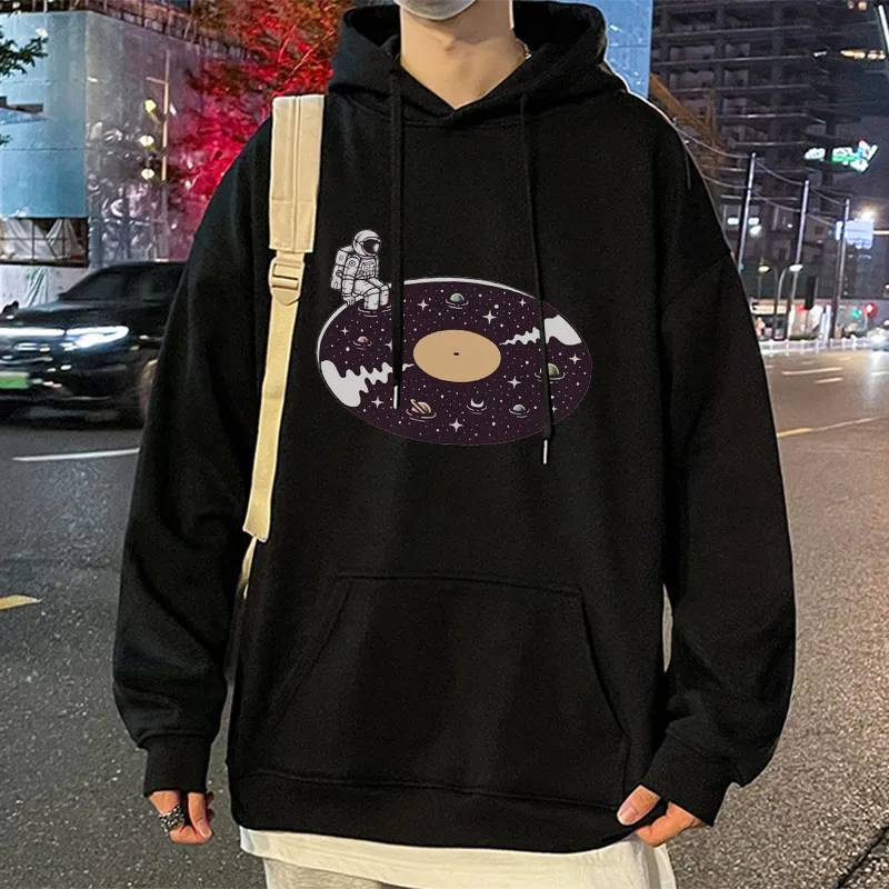 

Nine Planets Universe Graphic Men Hoodies Pullover Harajuku Sportswear Streetwear Oversized Clothes Customized with Own Logo