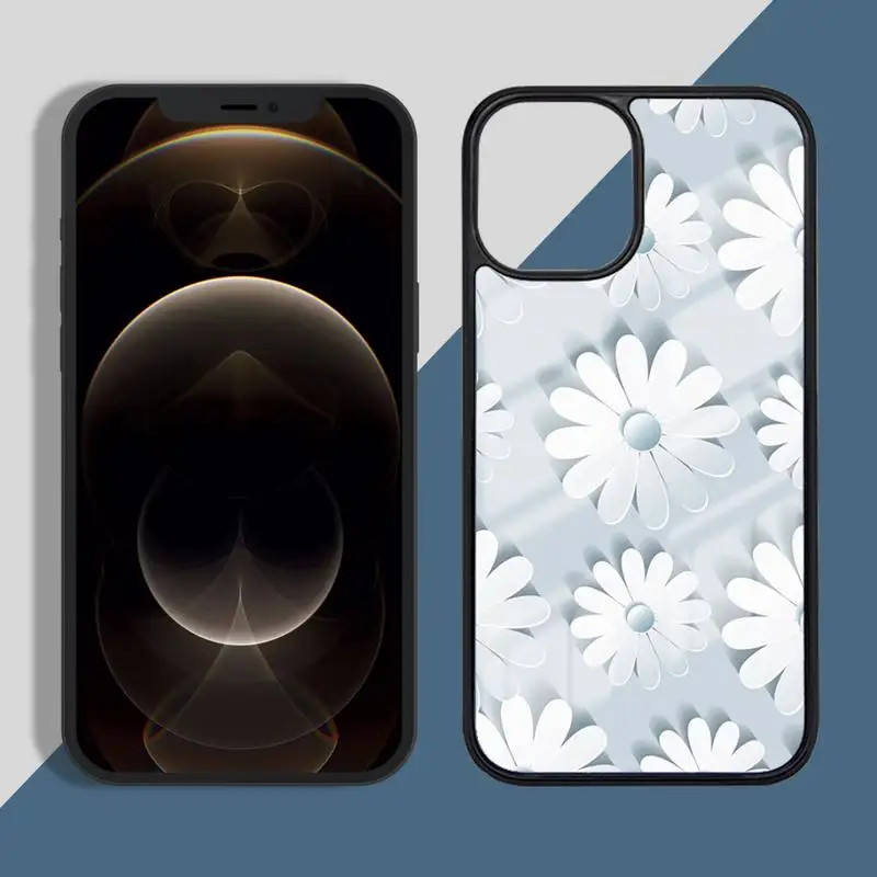 

flower Phone Case for iPhone 11 12 pro XS MAX 8 7 6 6S Plus X 5S SE 2020 XR Hard TPU PC