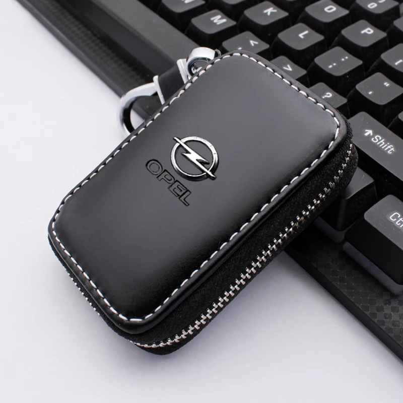 

Genuine Leather Key Wallet Car Key Bag Multi Function Key Case for Opel Astra H J G Insignia Corsa D Vectra C Zafira Accessories
