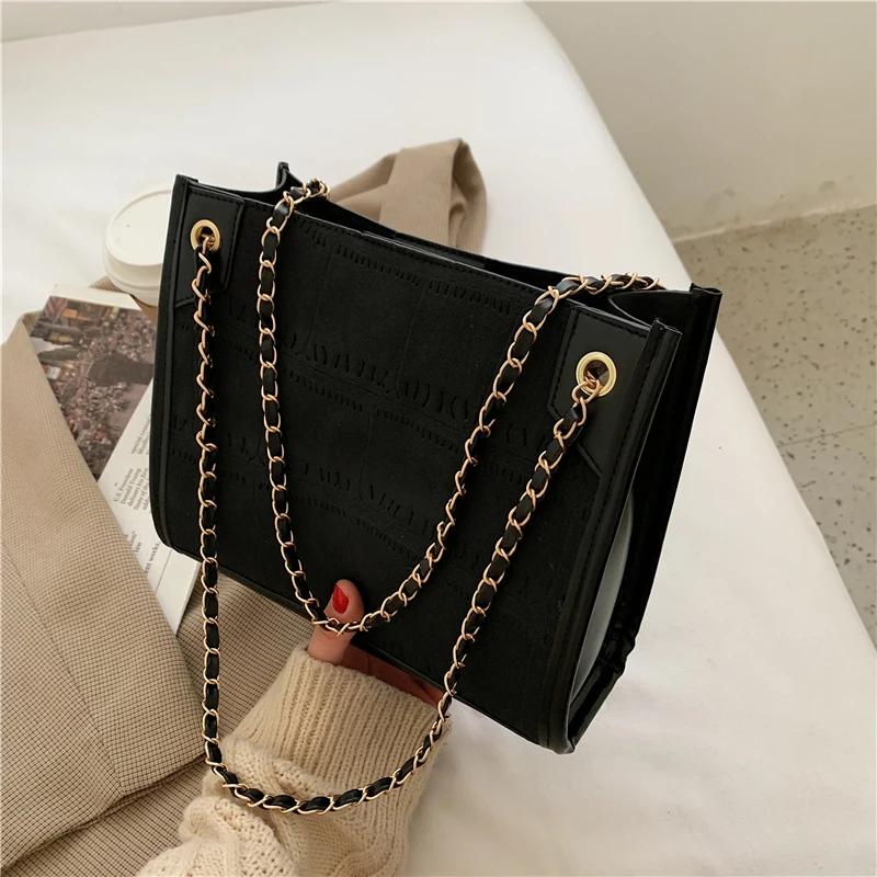 

2021 New Woman Handbag Large Capacity Shopping Bag Fashion High Quality Shoulder Bag Female PU Tote Bag Luxury Designer Handbags