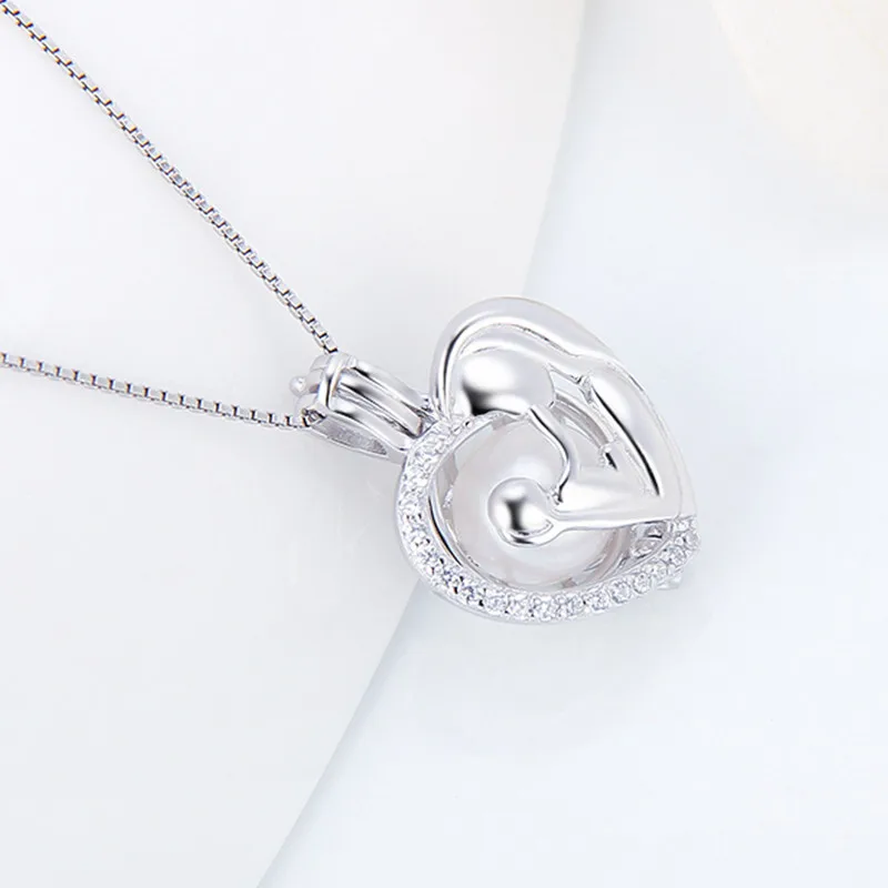 Кулон из серебра 925 пробы с жемчугом 3 шт.|Подвески| |