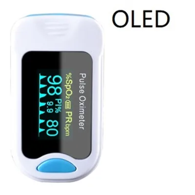 OLED blue Пальцевой Пульсоксиметр De Dedo Pulso Oximetro домашний семейный Пульс оксиметр Pulsioximetro пальцевой Пульсоксиметр CE светодиодный O светодиодный - Цвет: OLED blue