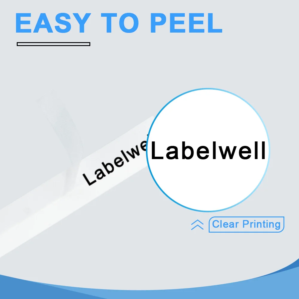 Labelwell 1 шт. 18/24/36 мм этикетка совместимый для Трафарет Ленты STe-141 STe-151 STe-161 черный на