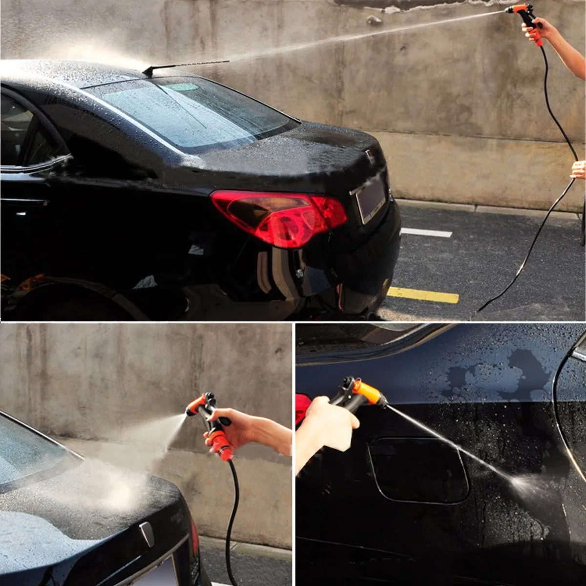 

High Pressure Water Spray Gun Washing Machine Car Washing Machine Garden Watering Hose Nozzle Sprinkler Foam Cleaning Water Gun