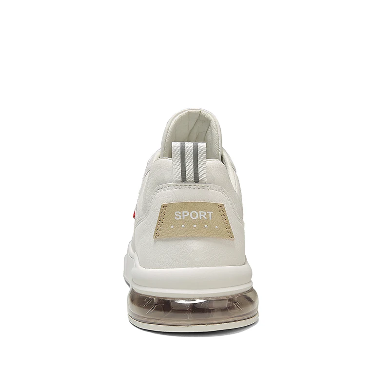 spesifikasi Sepatu Kulit Baru Datang Untuk Pria Sneakers Pria Modis Krem Putih Sepatu Kasual Muda Pria Kualitas Baik Sepatu Flat Dpt Dipakai Pria
