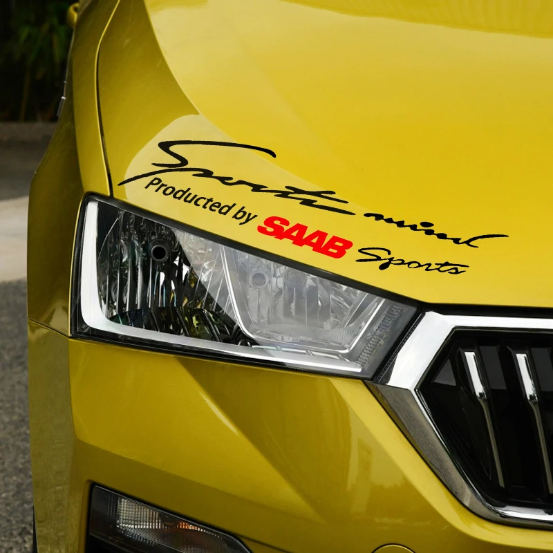 

Car Trim Saab Logo Sticker Reflector Brow Sticker Vinyl sports car sticker Saab 9-39-5900 Saab 9395 accessories