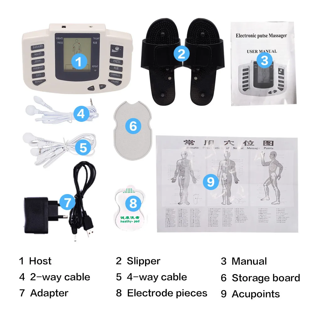 массажер Русская версия электронный массаж для тела мышечного похудения живота