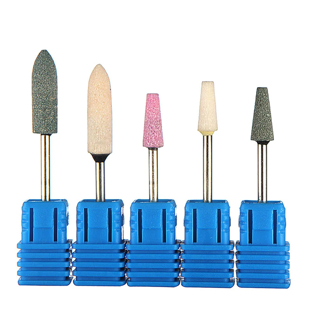 Nail Art Drill Bit Steel Cuticle Remove Bits Manicure Pedicure Rotary Polishing Burr Tool V9-Drop | Красота и здоровье