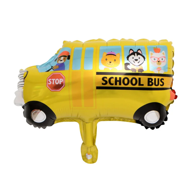 1 шт. мини Мультяшные автомобильные воздушные шары пожарная машина автомобиль