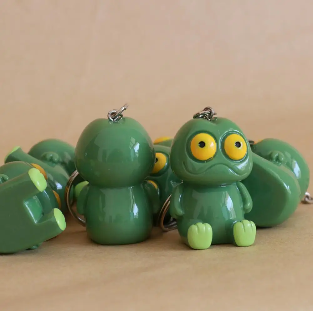 Горячая Распродажа Классическая комическая история Bam Kero Green Frog милая фигурка