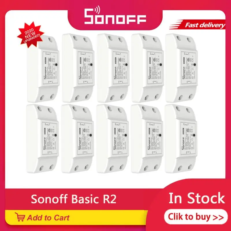Itead SONOFF основной R2 Wifi переключатель модуль таймер выключателя DIY умный светильник
