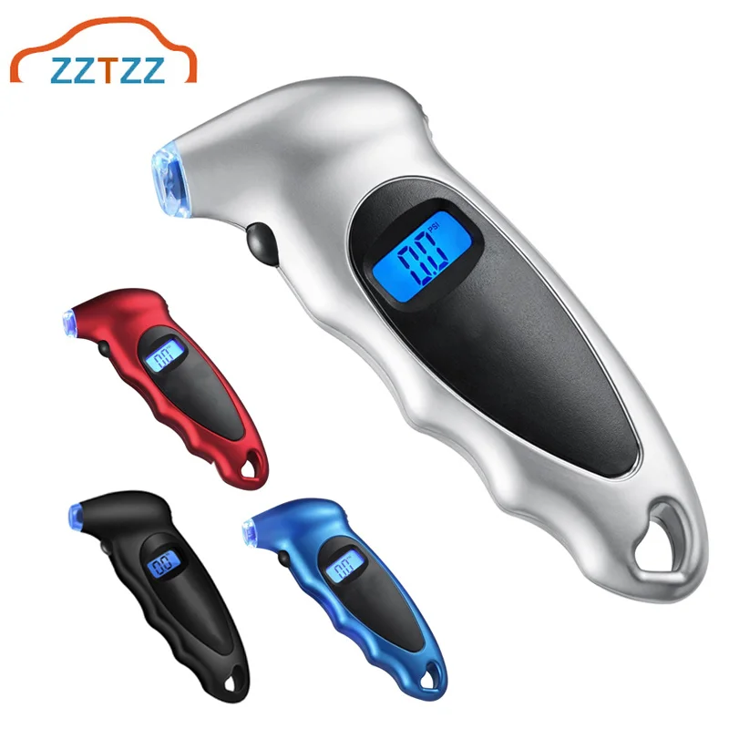 

Digital Tire Pressure Gauge 150 PSI 4 Settings for Car Truck Bicycle with Backlit LCD and Non-Slip Grip
