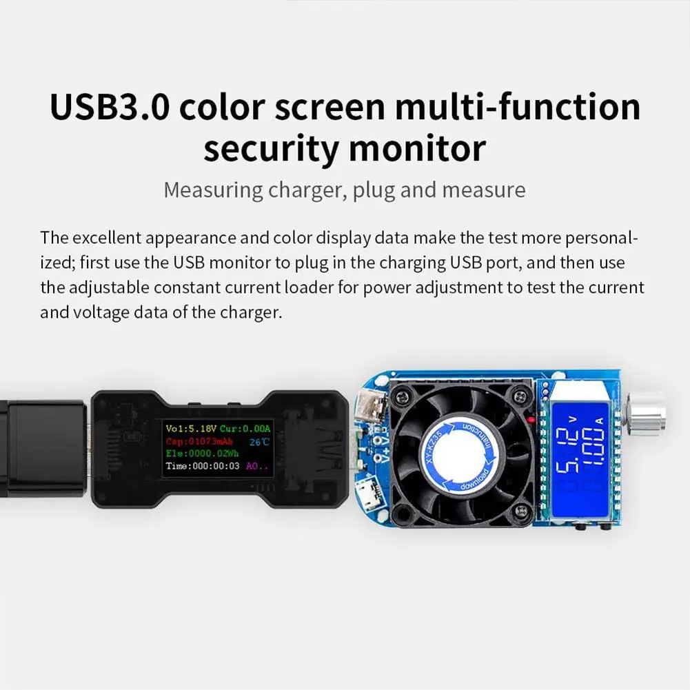 FNB18 USB тестер напряжение тока Емкость батареи хронограф мощность амперметр