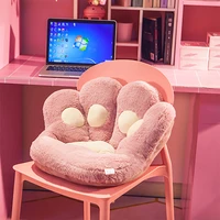 creative cute cartoon bear paws lazy around the butt cushion office chair mat plush cats claw a sofa cushion floor mat