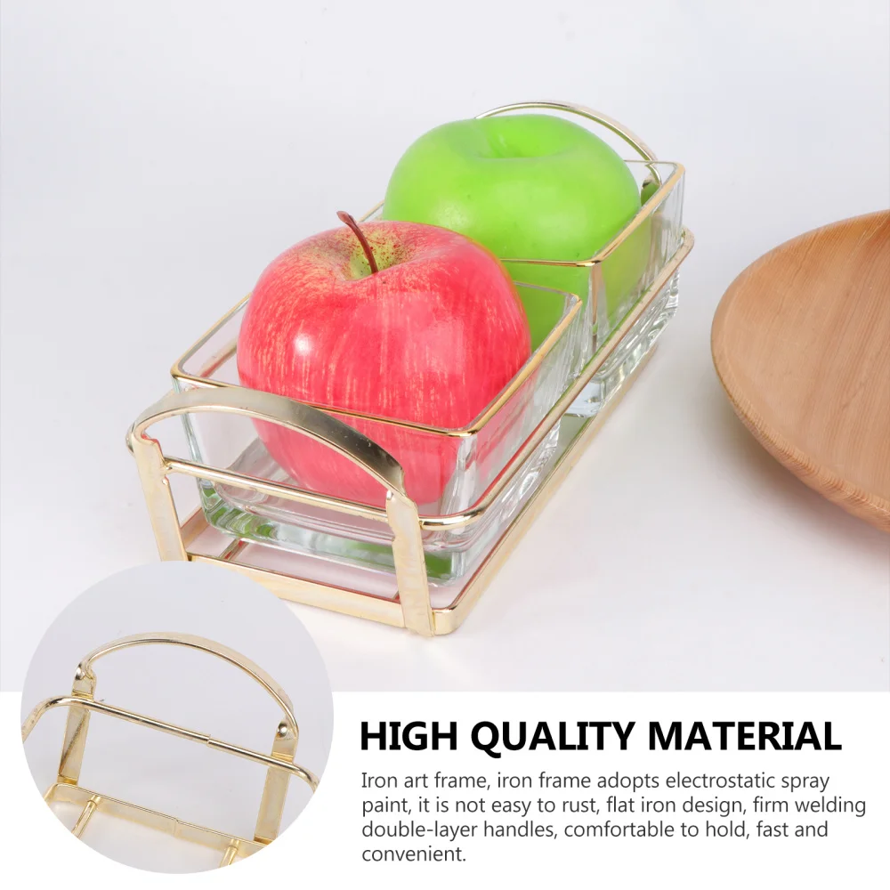 

1 Set of Classified Storage Tray Fruit Snacks Candy Storage Container Set