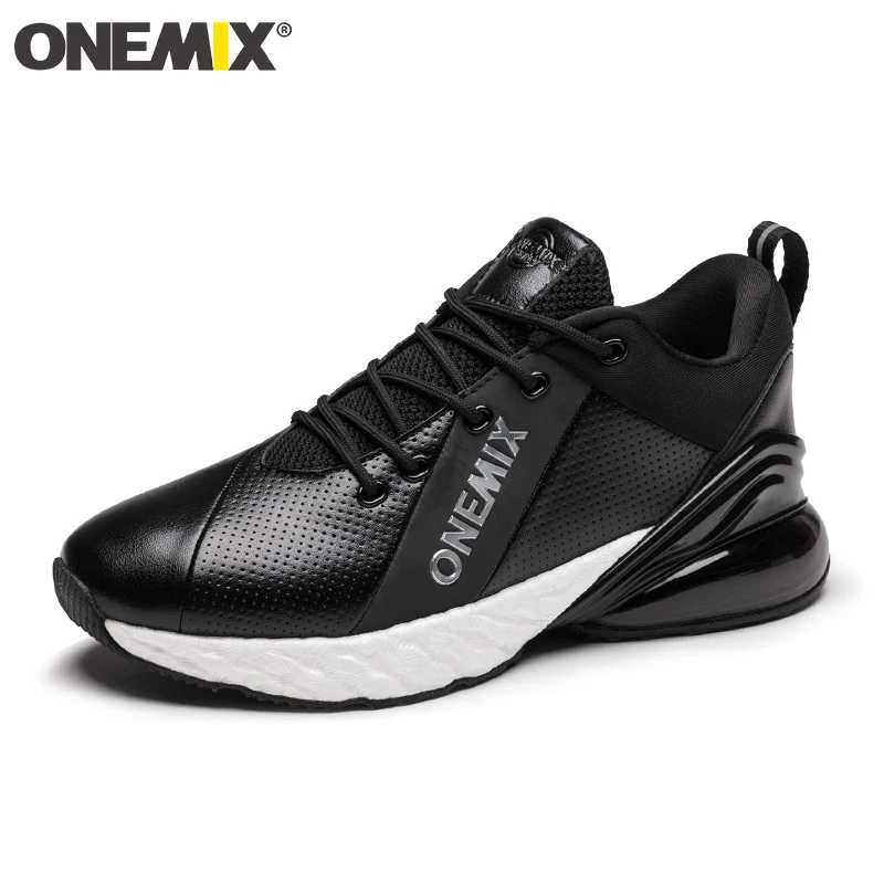 

ONEMIX New Men damping Running Shoes Womens Outdoor Jogging Shoes Half Air cushion Breathable Sport Shoes Anti-Skid Sneakers