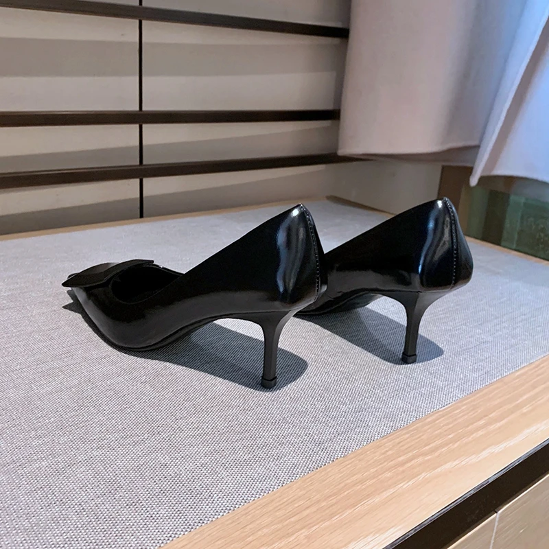 

2021 Fashion Small Fresh High Heels Fall New Women's Shoes Pointed Stiletto Single Shoes Wild green Work Shoes Dress Party Pumps