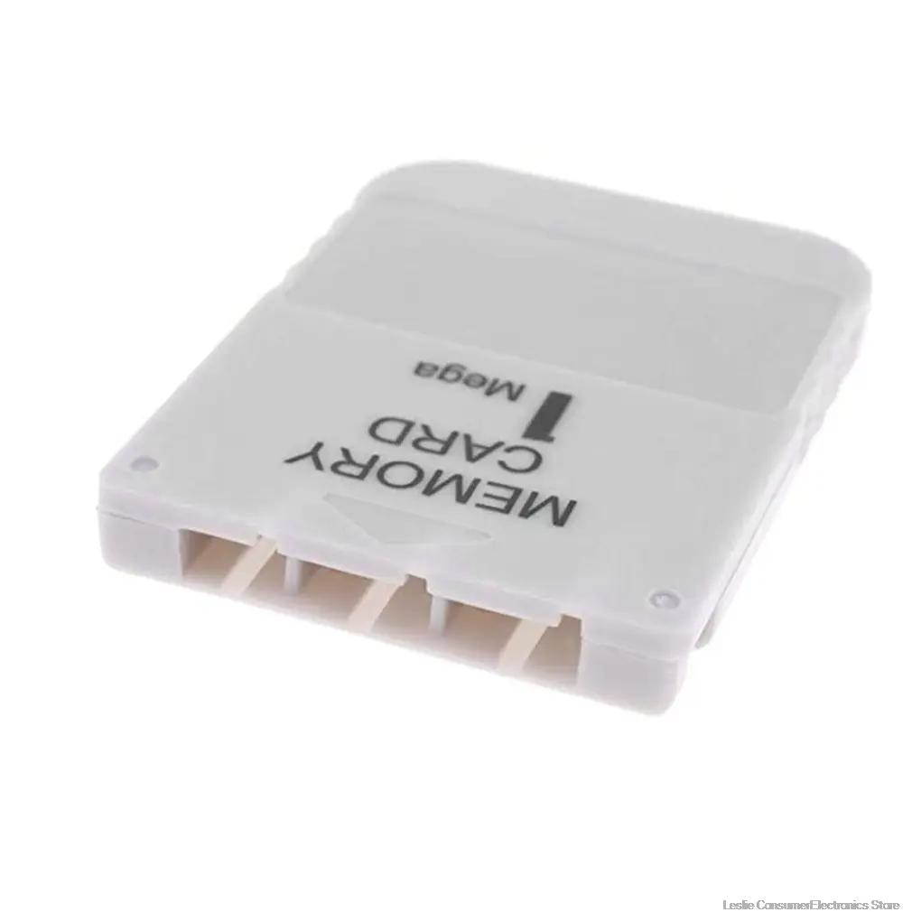 

for PS1 Memory Card 1 Mega Memory Card For Playstation 1 One PS1 PSX Game Useful Practical Affordable White 1M 1MB