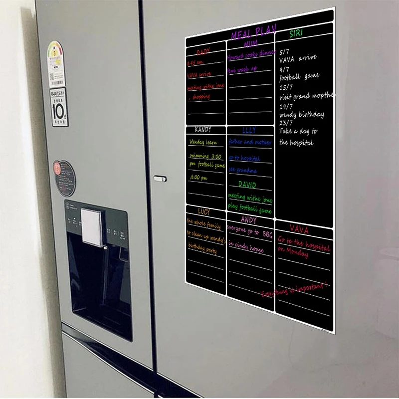 A3 магнитная доска для сушки стирания лист кухонный холодильник еженедельная