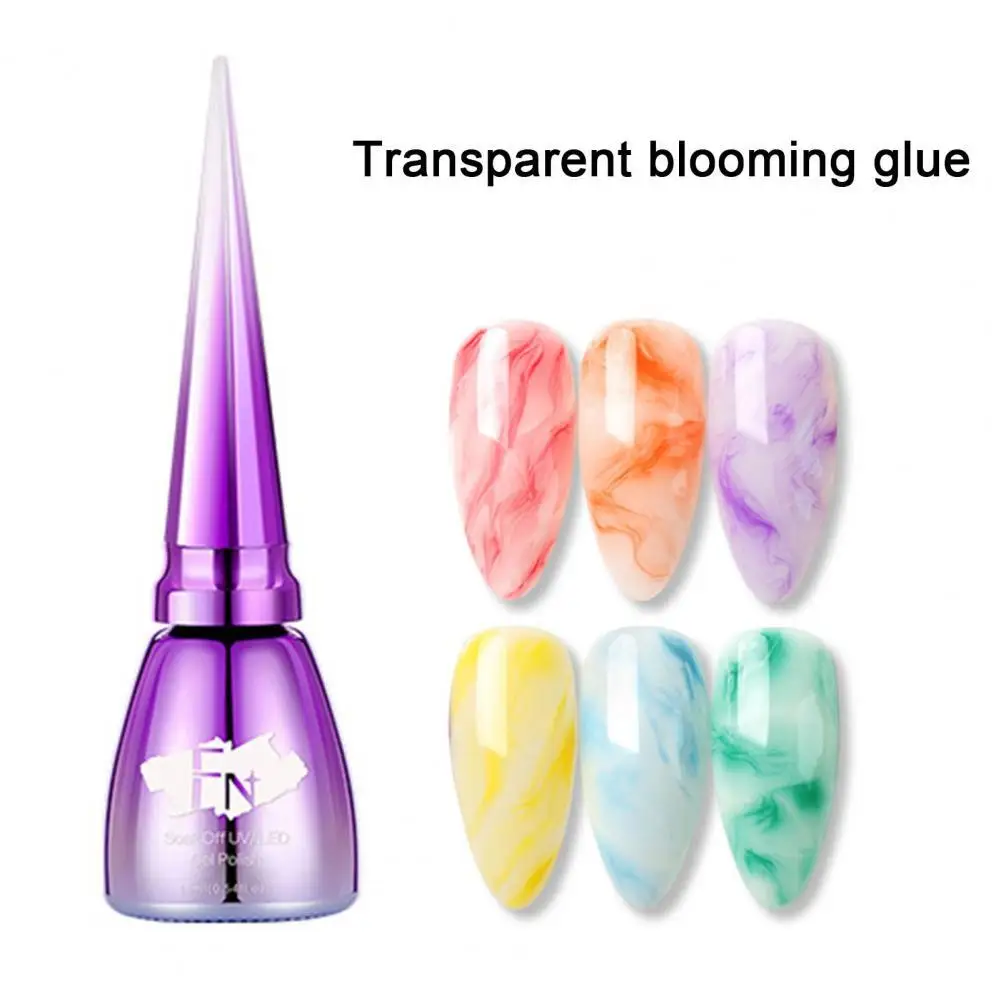 

15ml Nail Glue Non-irritating Blooming Effect Dyeing Nail Smudge Glue for Women