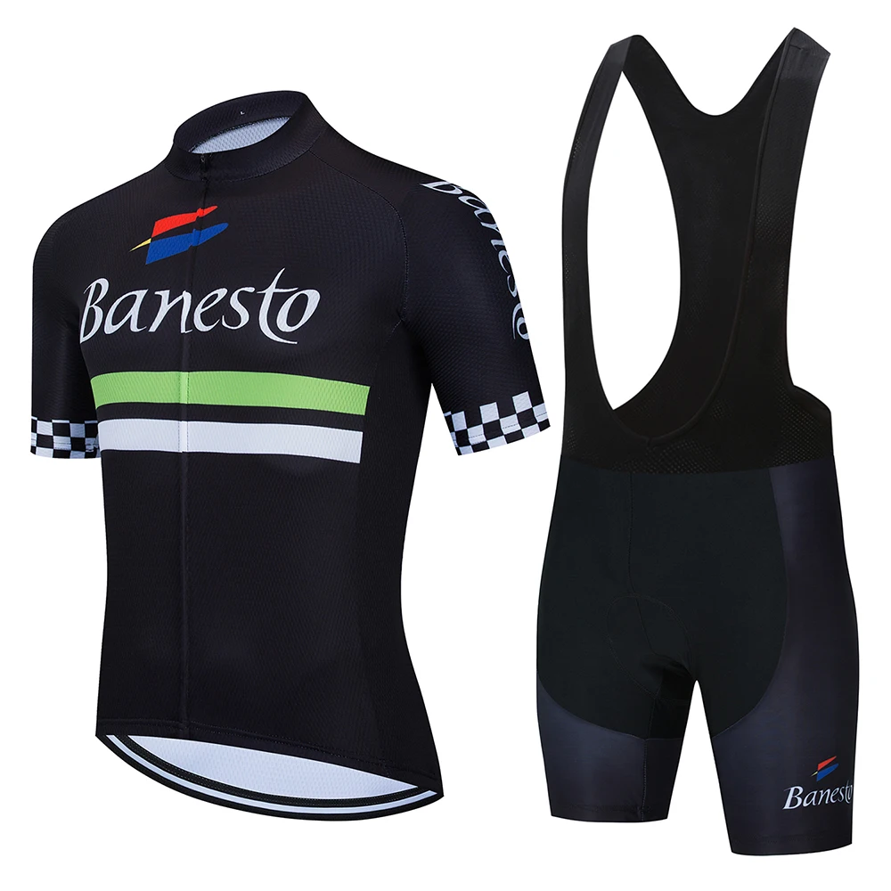 

Banesto Cycling Clothes Cycling Sets Bike Clothes / Breathable Men Bicycle Wear Spring Summer Short Sleeve Cycling Jerseys sets