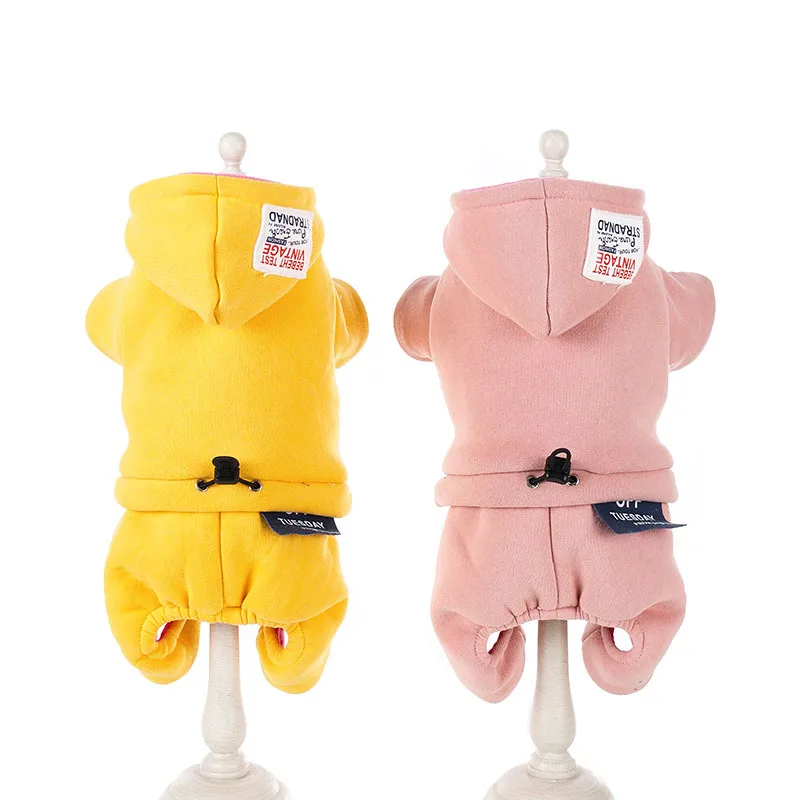 Одежда для собак на осень и зиму теплая одежда домашних животных две ноги