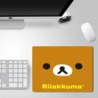 Коврик для мыши с рисунком аниме, настольный игровой ноутбук, компьютерный коврик для шкафа, аксессуары для геймеров, Mausepad Varmilo, клавиатура, Rilakkuma