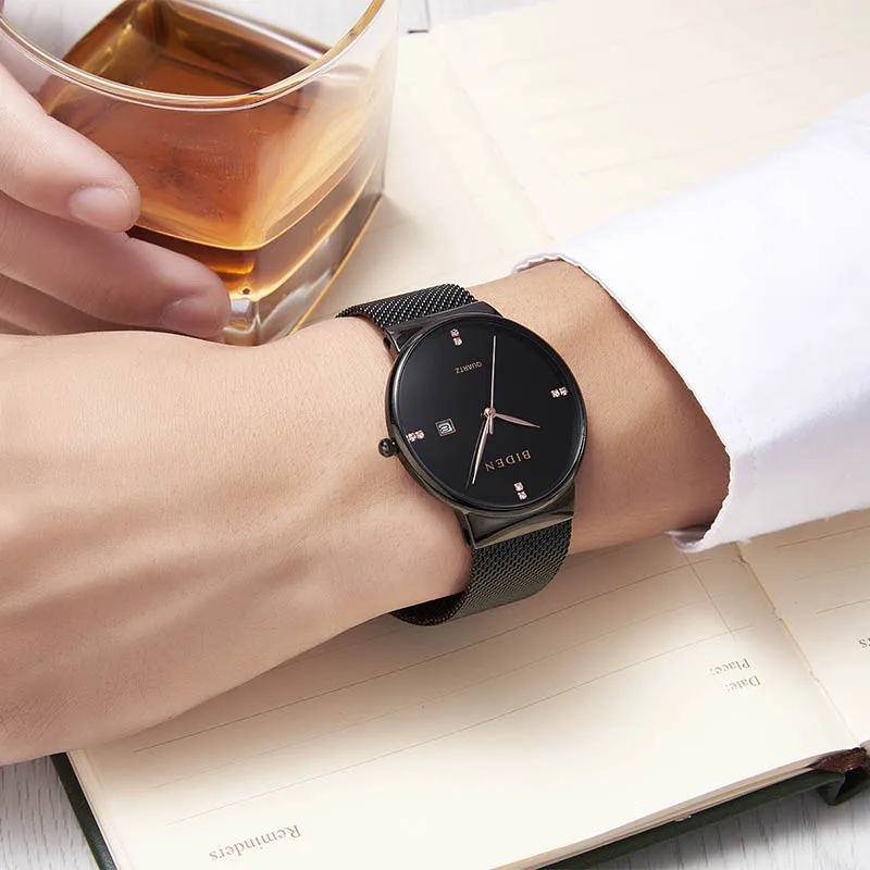 Мужские кварцевые часы спортивные армейские водонепроницаемые из нержавеющей