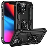 car magnetic holder phone case for iphone 11 12 pro max mini xs max xr x 8 7 6s 6 plus se 2020 armor cover metal ring stand case