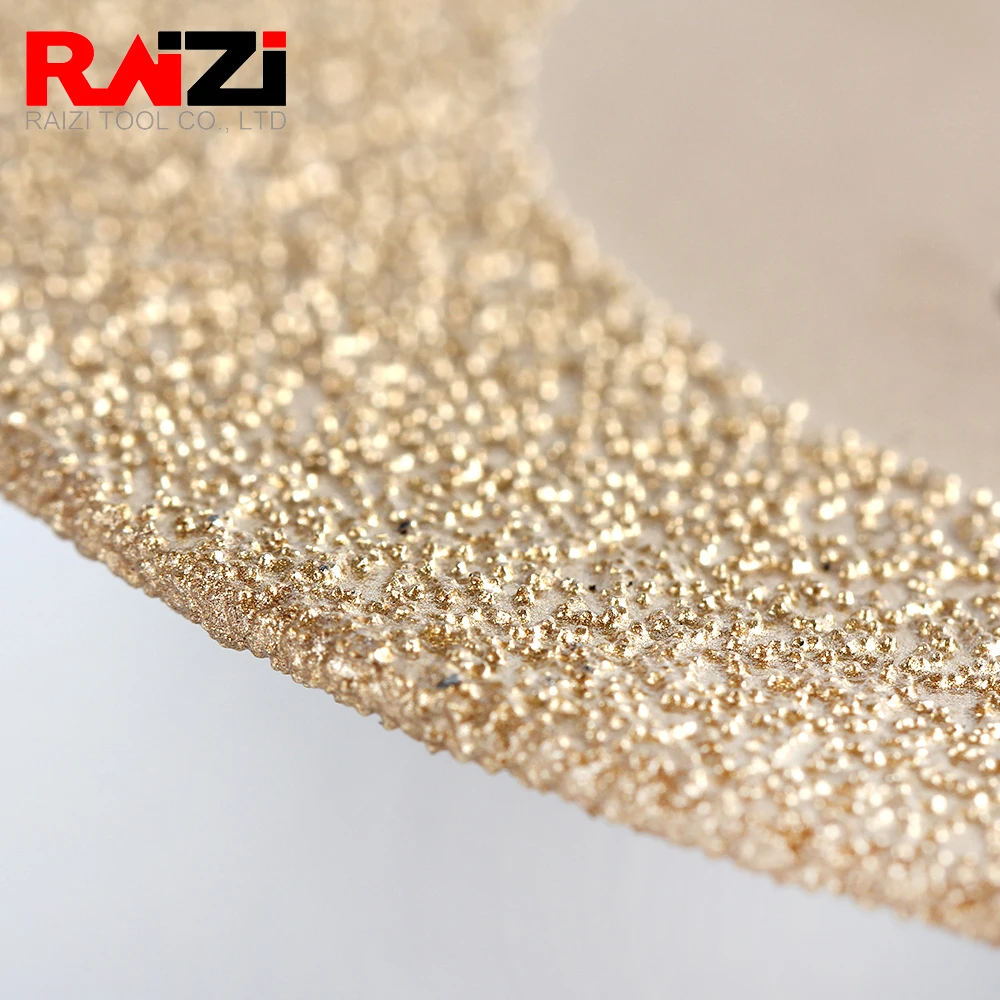 Вакуумный паяный алмазный шлифовальный диск Raizi 100/115/125 мм двустороннее лезвие