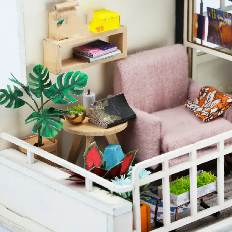 Новинка 2018 сборная деревянная хижина сделай сам художественный домик креативный