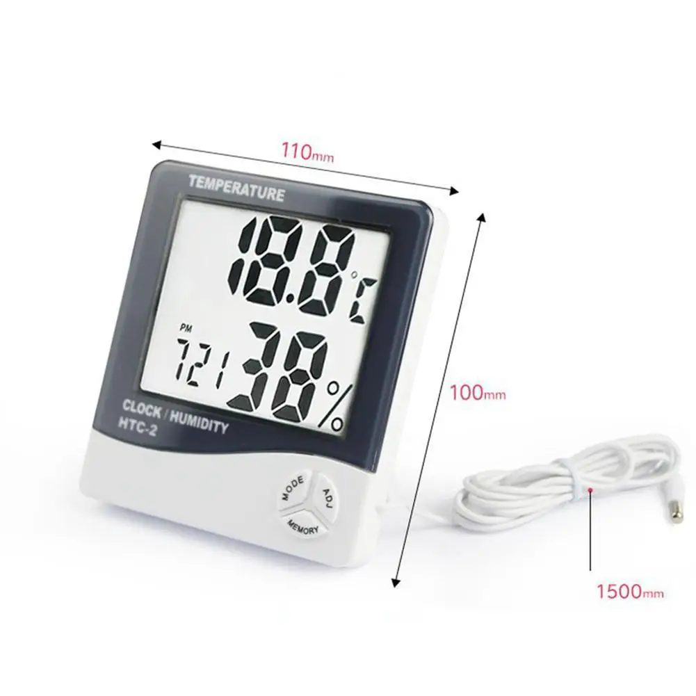 htc 2 precision thermometer indoor and outdoor digital display electronic temperature and humidity meter free global shipping