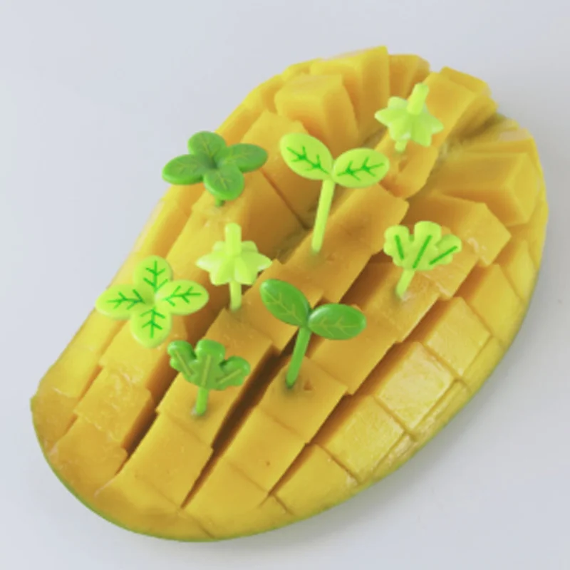 8 шт. фруктовая вилка пластмассовые фруктовые холодные палочки детские