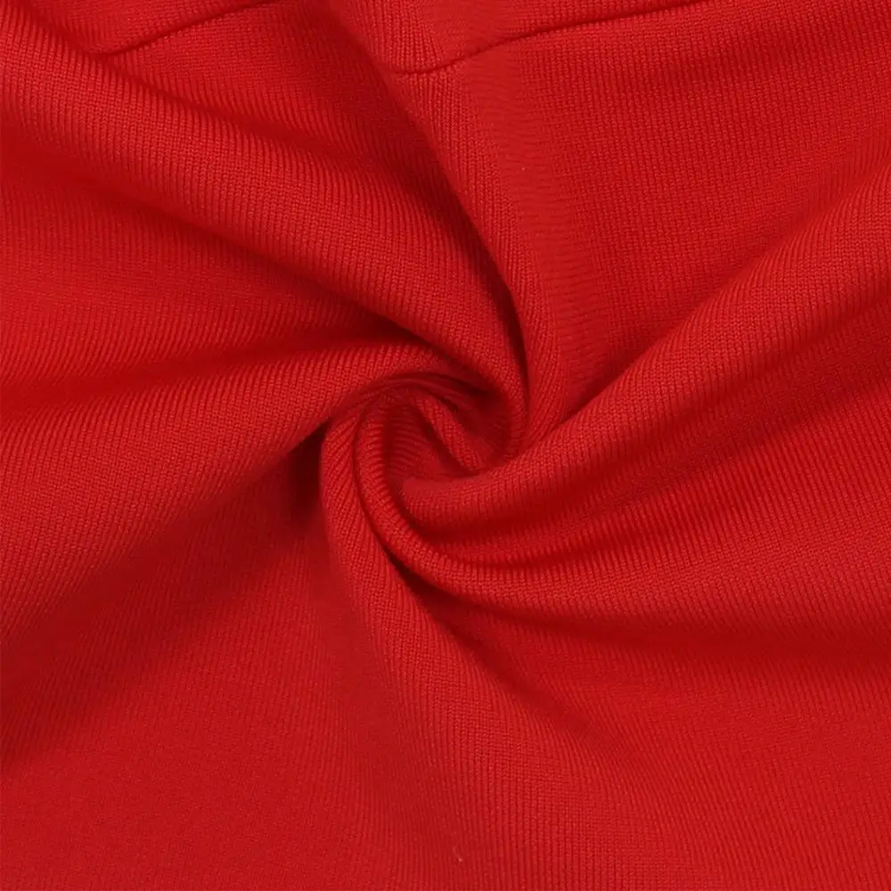 

Kleezy red Irregular sexy one shoulder split bandage dress women pencil party club bodycon dress Vestidos lady dresses b