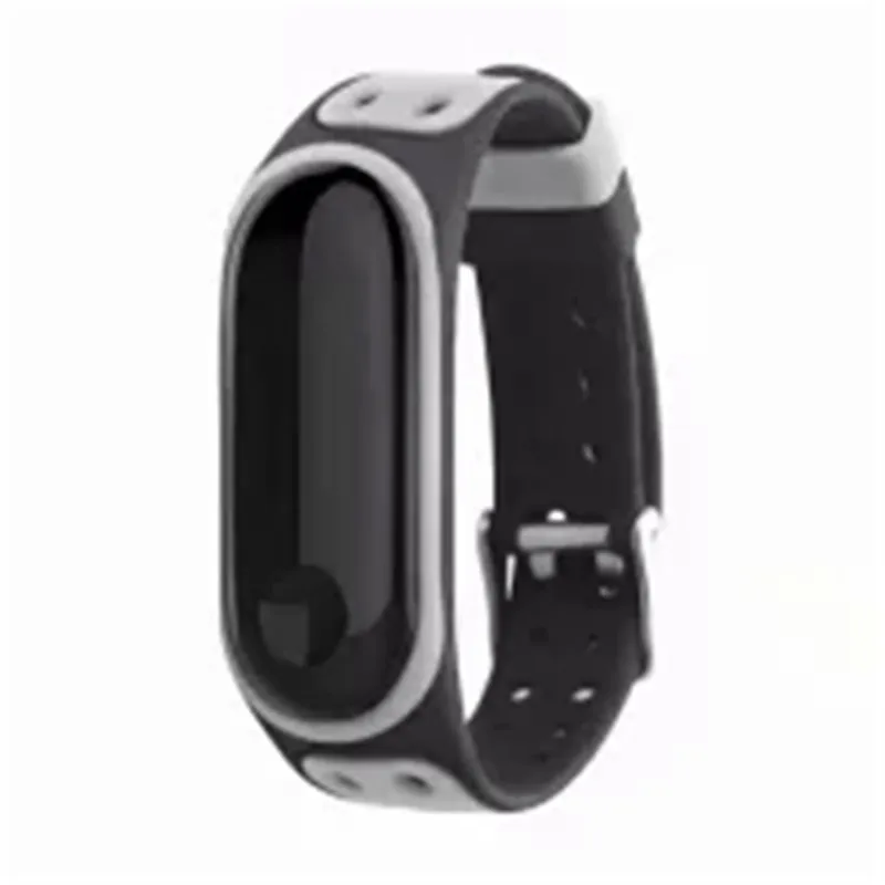 Black ash Mi Band 4 ремешок сменный Браслет для часов для Xiaomi mi band 3 4 спортивный силиконовый браслет умные аксессуары совместимый mi Band 3 bel - Цвет ремешка: Black ash