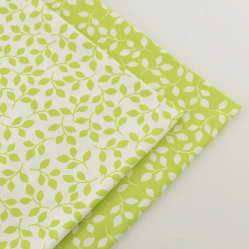 2 шт. стеганая ткань из хлопка зеленого цвета 40 см х 50 см|fabrics for patchwork|cotton fabricsewing fabric