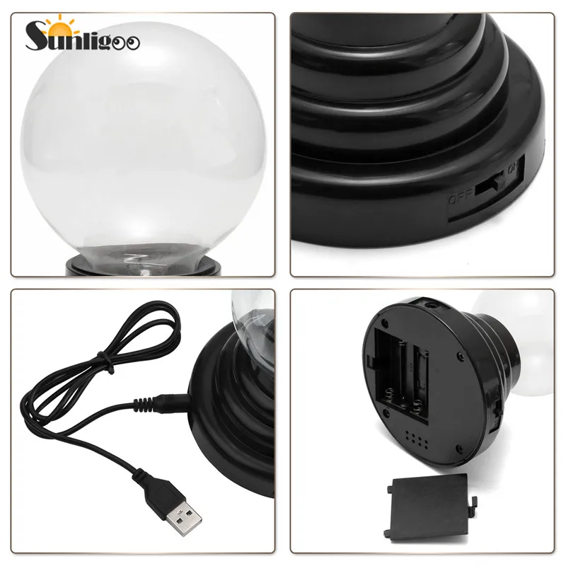 Sunligoo 3 "свет плазменный шар лампа статические электрические глобусы волшебный