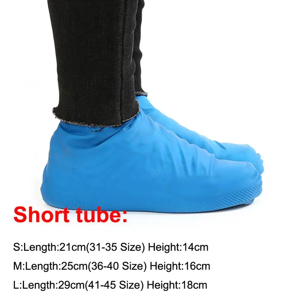 B2 Latex shoes cover Водонепроницаемая обувь дождевик противоскользящие многоразовые силиконовые стельки обувь ботинки скользкая уличная походная обувь для рыбалки - Цвет: B2 Latex shoes cover