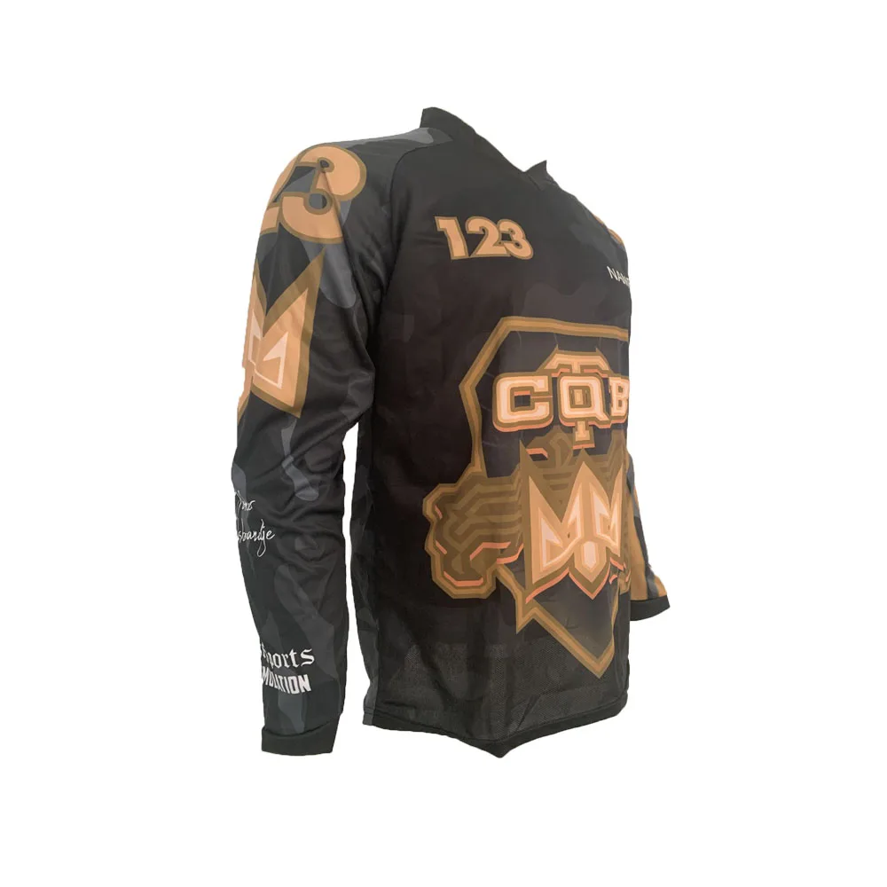 2022 new arrival SQB TEAM sport paintballs motocross jersey airsoft downhill enduro bike | Спорт и развлечения