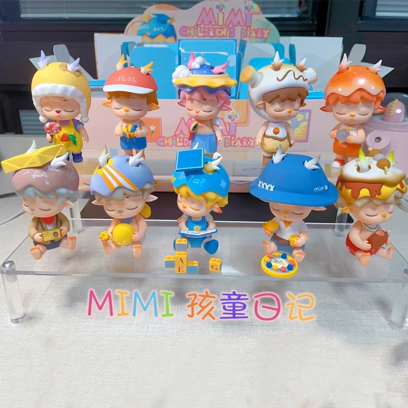 MIMI-caja ciega Original para ni&ntilde;os, modelo de caja de regalo de figura Anime-1