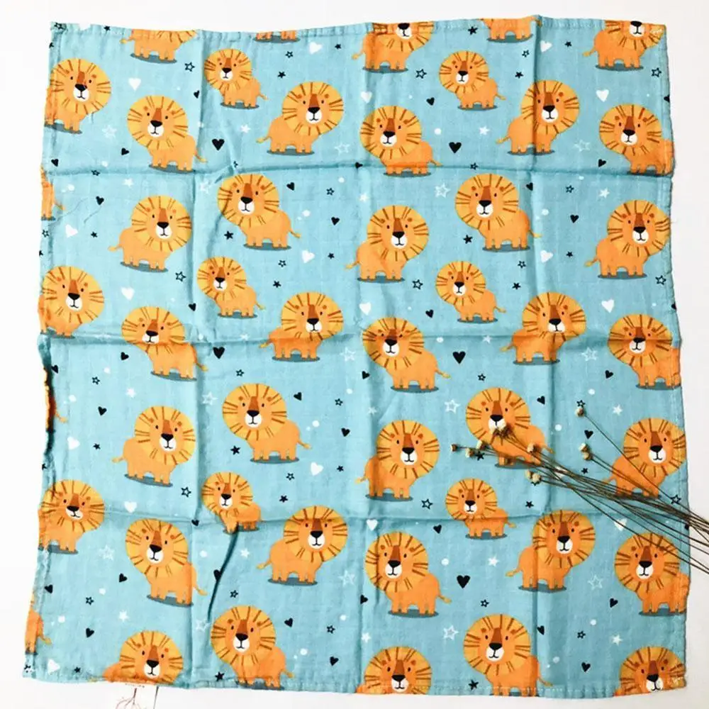 

New Cotton Baby Blankets Newborn Soft Organic Cotton Feeding Burp Blanket Cloth Swaddle Stuff Towel Baby Scarf Muslin Baby X8R3