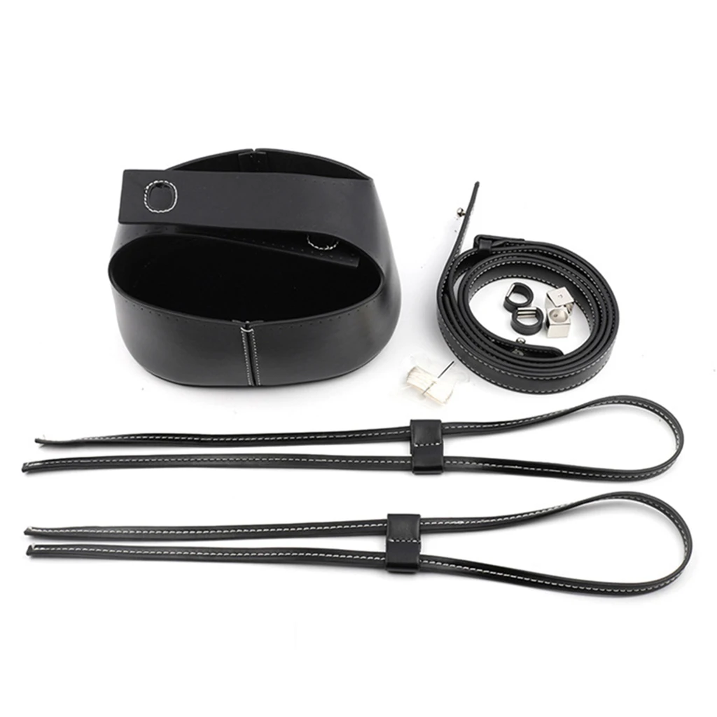 

DIY Leather Bag Bottom Base Drawstring Metal Hardware Bucket Bag Making Parts