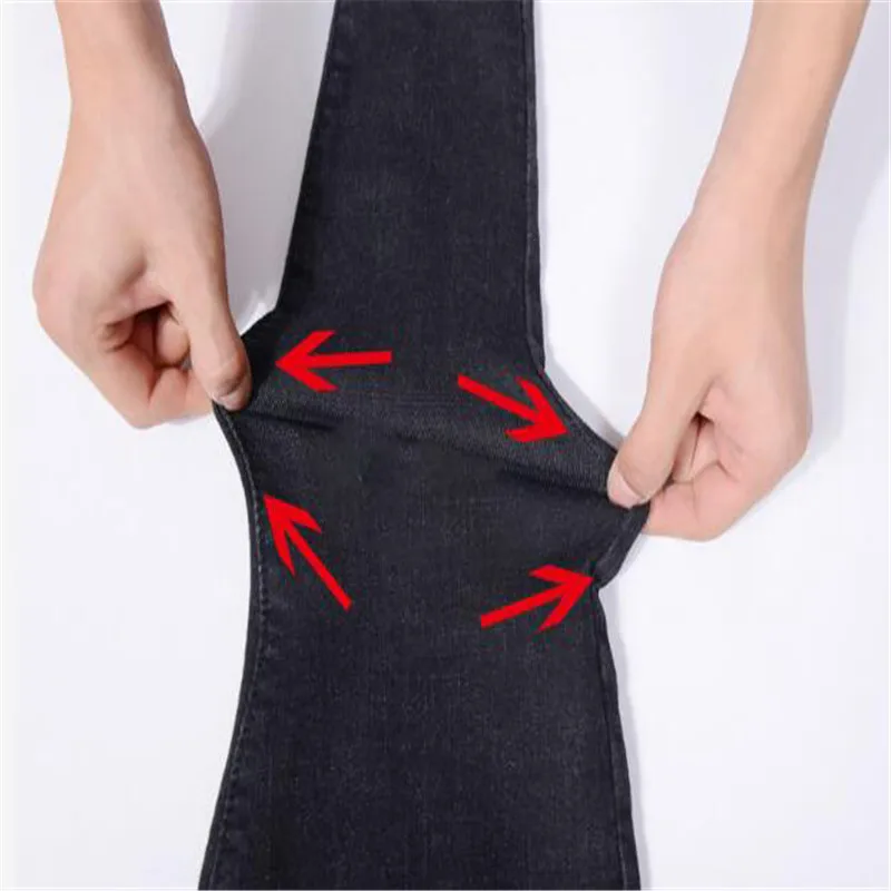 Женские джинсы сезон осень-зима теплые флисовые толстые облегающие эластичные