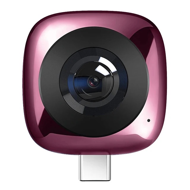 Pink Оригинальная камера huawei envision 360 HD 3D камера с широким углом обзора CV60 объектив внешняя панорамная Спортивная камера для телефона s - Цветной: Pink