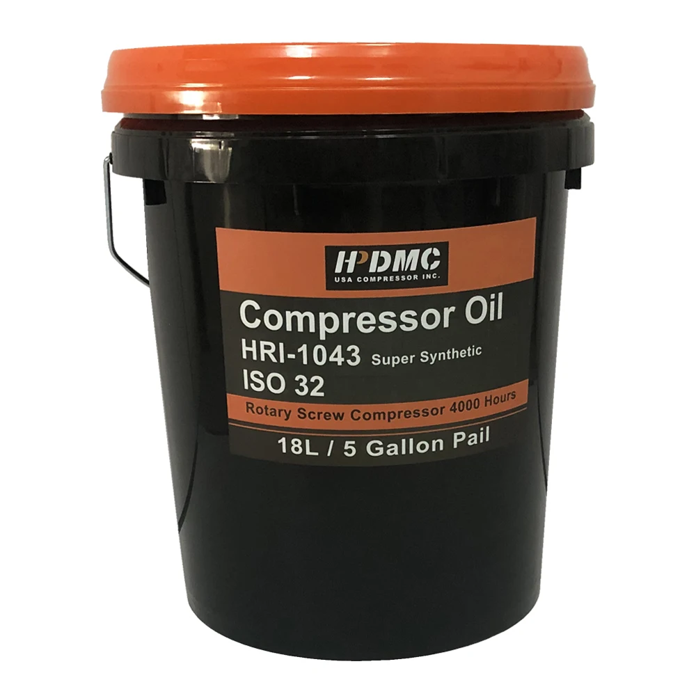 

HPDMC ISO 32 grade synthetic based Compressor lubricant Standard 4000 Hour Rotary Screw Air Compressor Lubricating Oil 5 Gallon