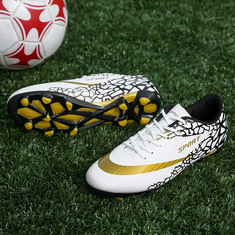 

Hot Selling Men's Football Shoes High Ankle Football Shoes TF Outdoor Training Boots Men's Women's Football Shoes