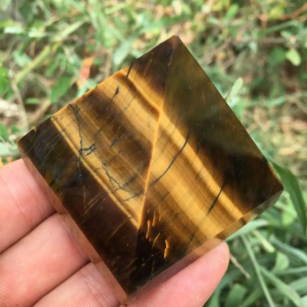 Натуральные тигровые глаза фоторезная каменная чакра камни лечебные 50 мм|Камни| |